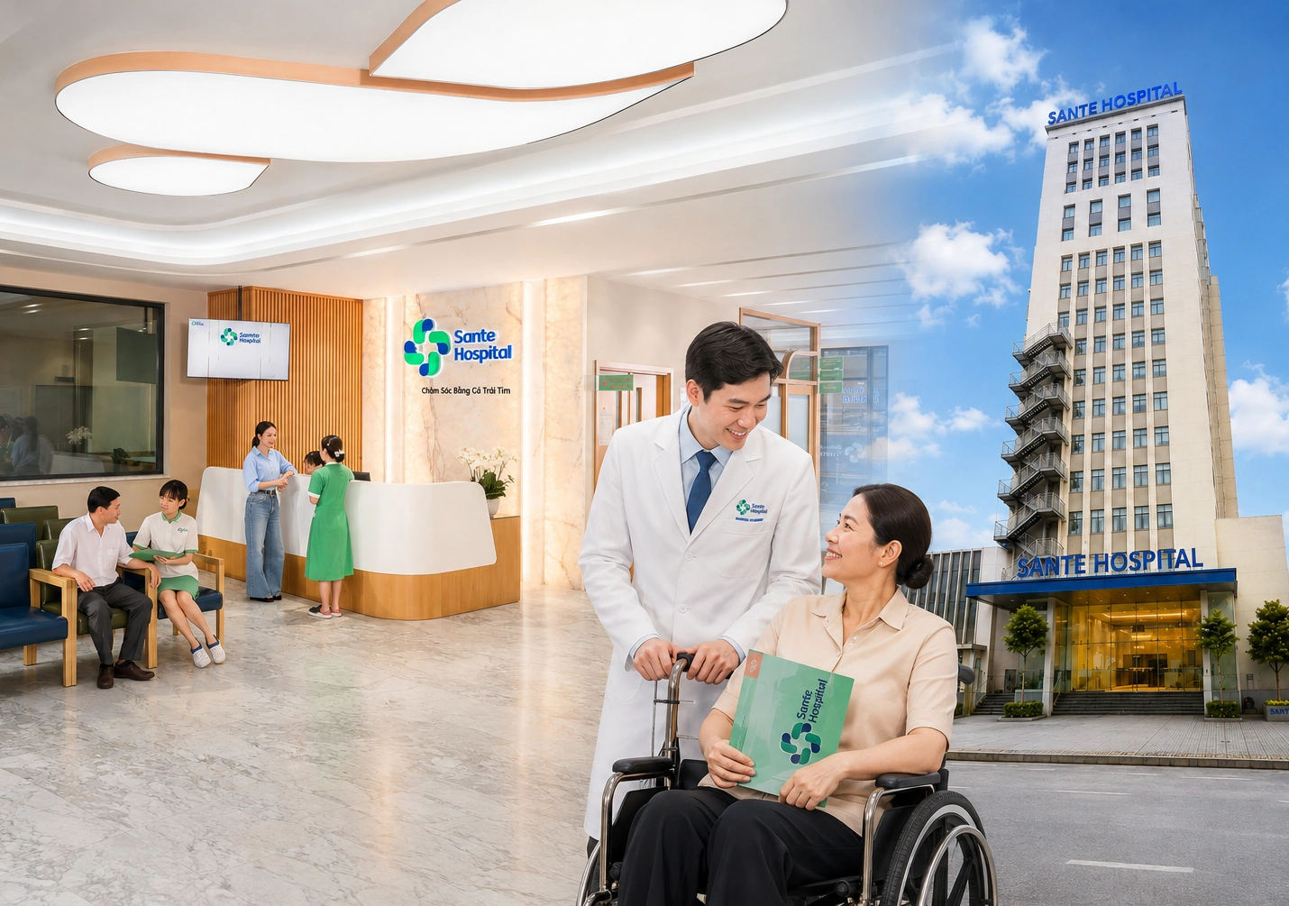 Bác sĩ Sante tận tâm chăm sóc và đồng hành cùng người bệnh