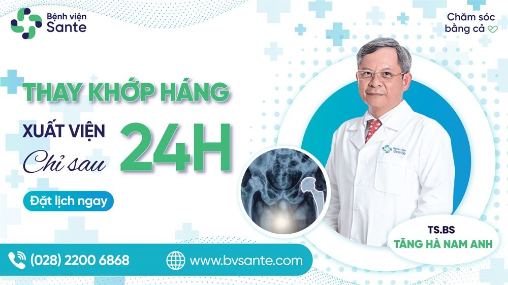 Thay khớp háng xuất viện sau 24h và câu chuyện đằng sau