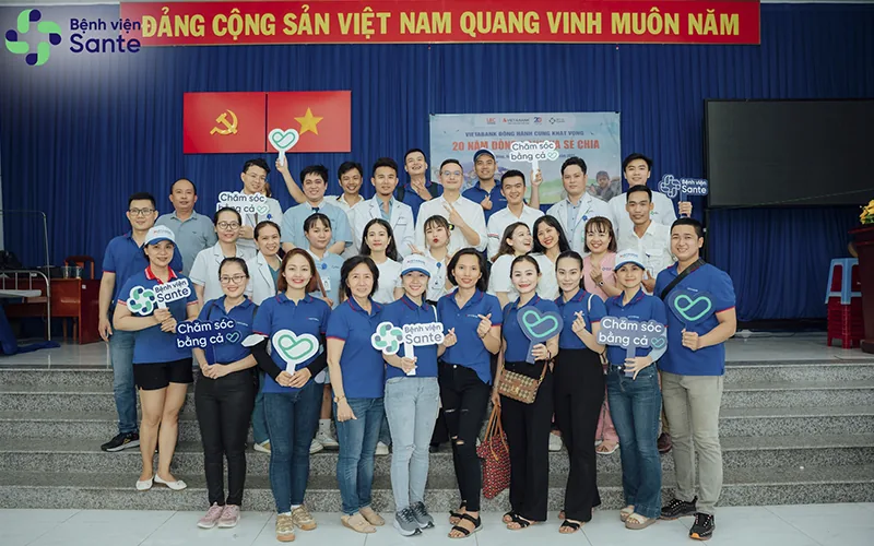 Bệnh viện Sante khám chữa bệnh miễn phí tại Cần Giờ