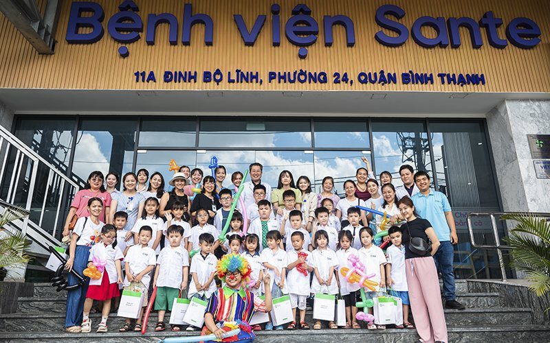 NGÀY HỘI “BÉ TẬP LÀM BÁC SĨ” TẠI BỆNH VIỆN SANTE CHÀO MỪNG NGÀY QUỐC TẾ THIẾU NHI 1/6