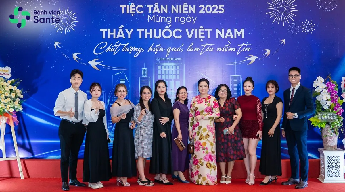 TÂN NIÊN BỆNH VIỆN SANTE MỪNG NGÀY THẦY THUỐC VIỆT NAM, CHẤT LƯỢNG HIỆU QUẢ LAN TỎA NIỀM TIN - Hình 2